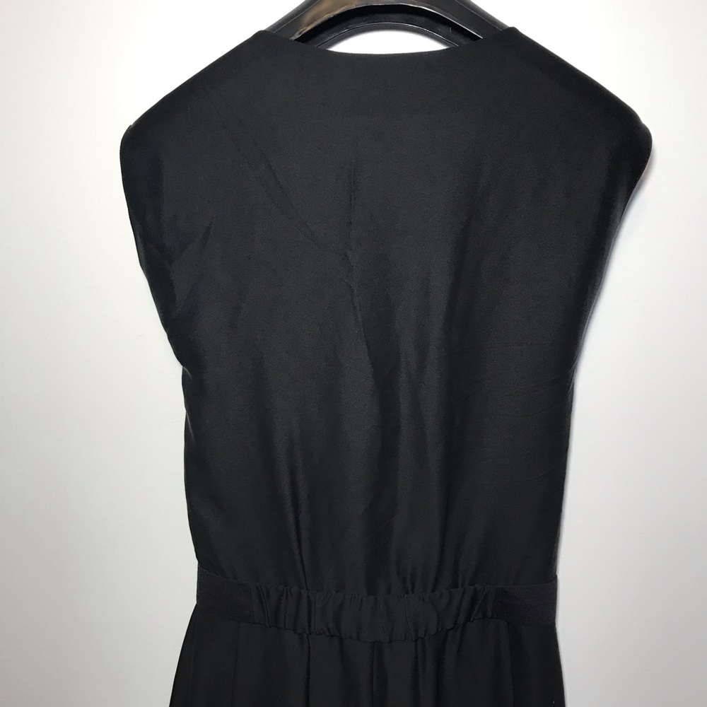 Diane Von Furstenberg Black Ballancia Silk Romper - Picture 9 of 11